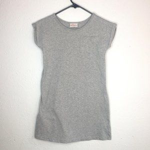 Hanna Andersson girl's size 8 grey shift dress.
